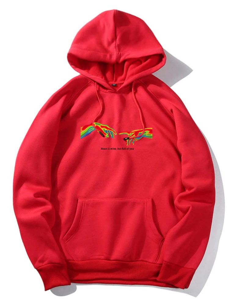 Jayce | Infrared Hand Print Hoodie - Image 4