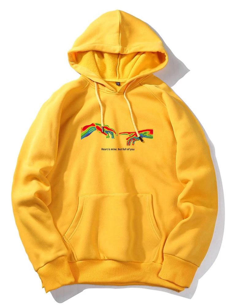 Jayce | Infrared Hand Print Hoodie - Image 5
