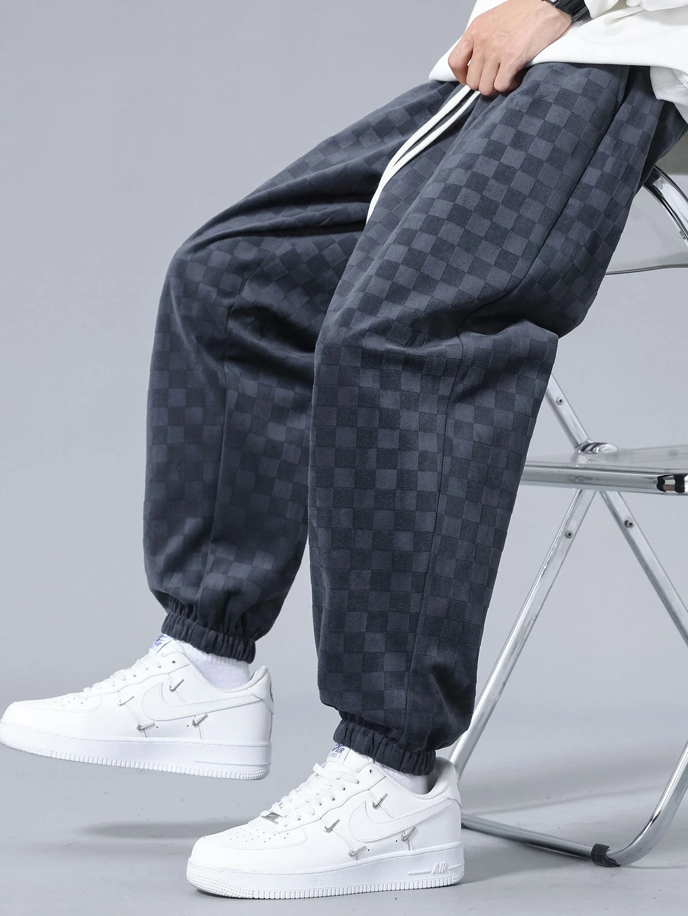 Jayden® | Checkerboard Jogging Pants - Image 3
