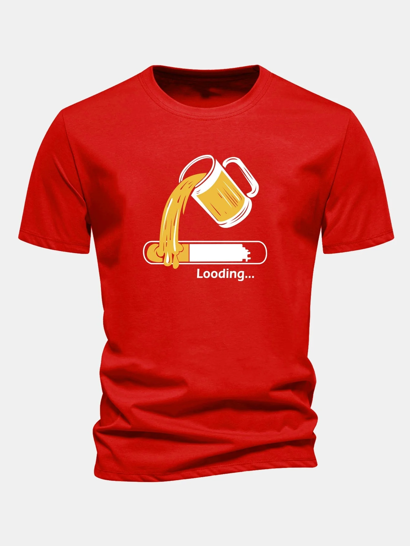 Jeb® | Regular Fit Beer Loading Print Cotton T-Shirt - Image 10