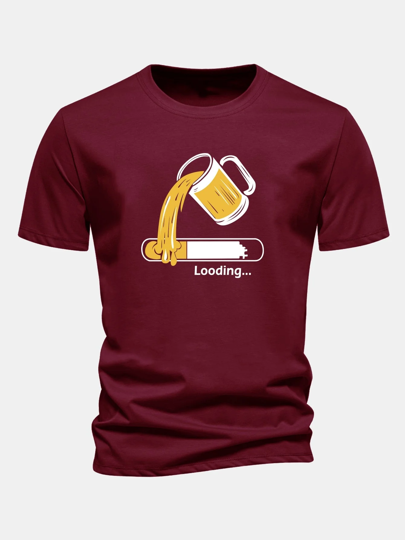 Jeb® | Regular Fit Beer Loading Print Cotton T-Shirt - Image 9