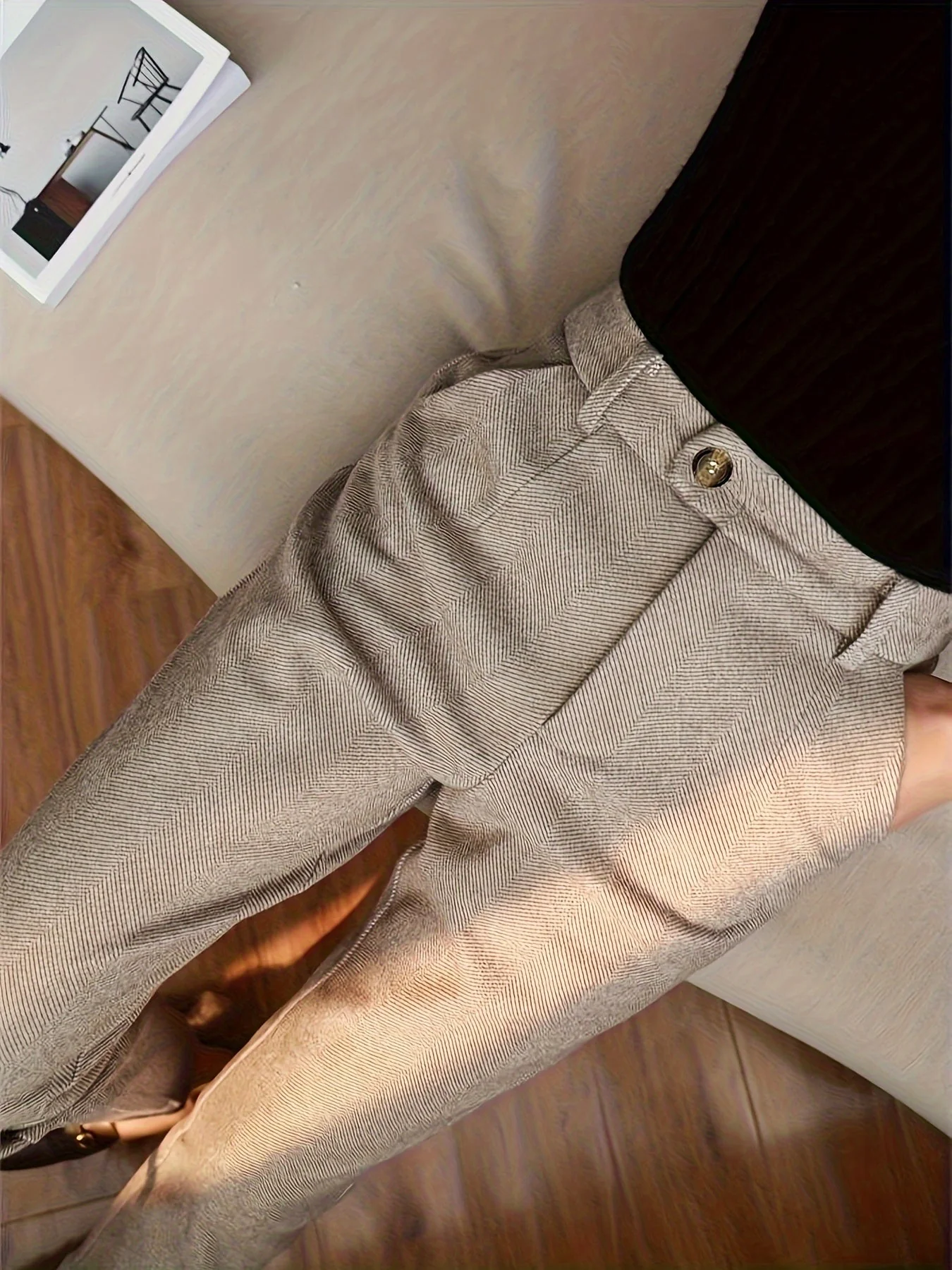 Jedediah® | Fitted Herringbone Pants - Image 8