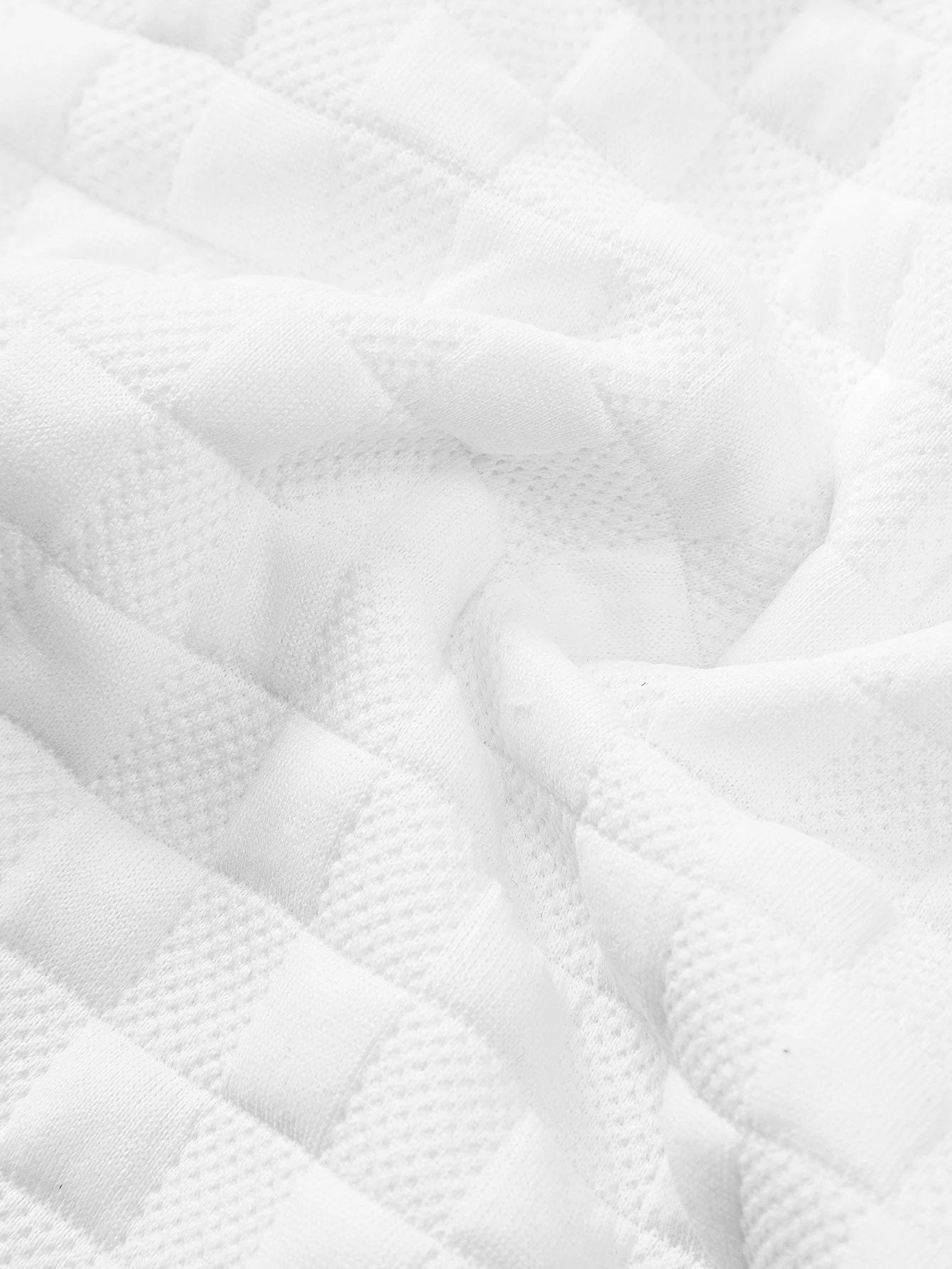 Jeffrey® | Checkerboard Stand Collar Shirt & Checkerboard Jacquard Shorts - Image 13