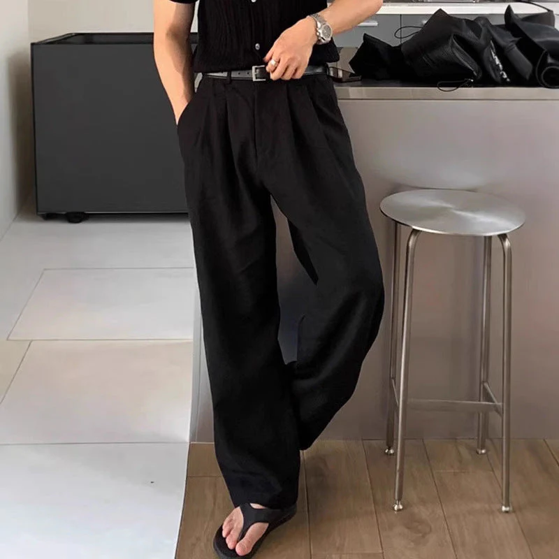 Jeffrey | Wide-leg linen pants - Image 2