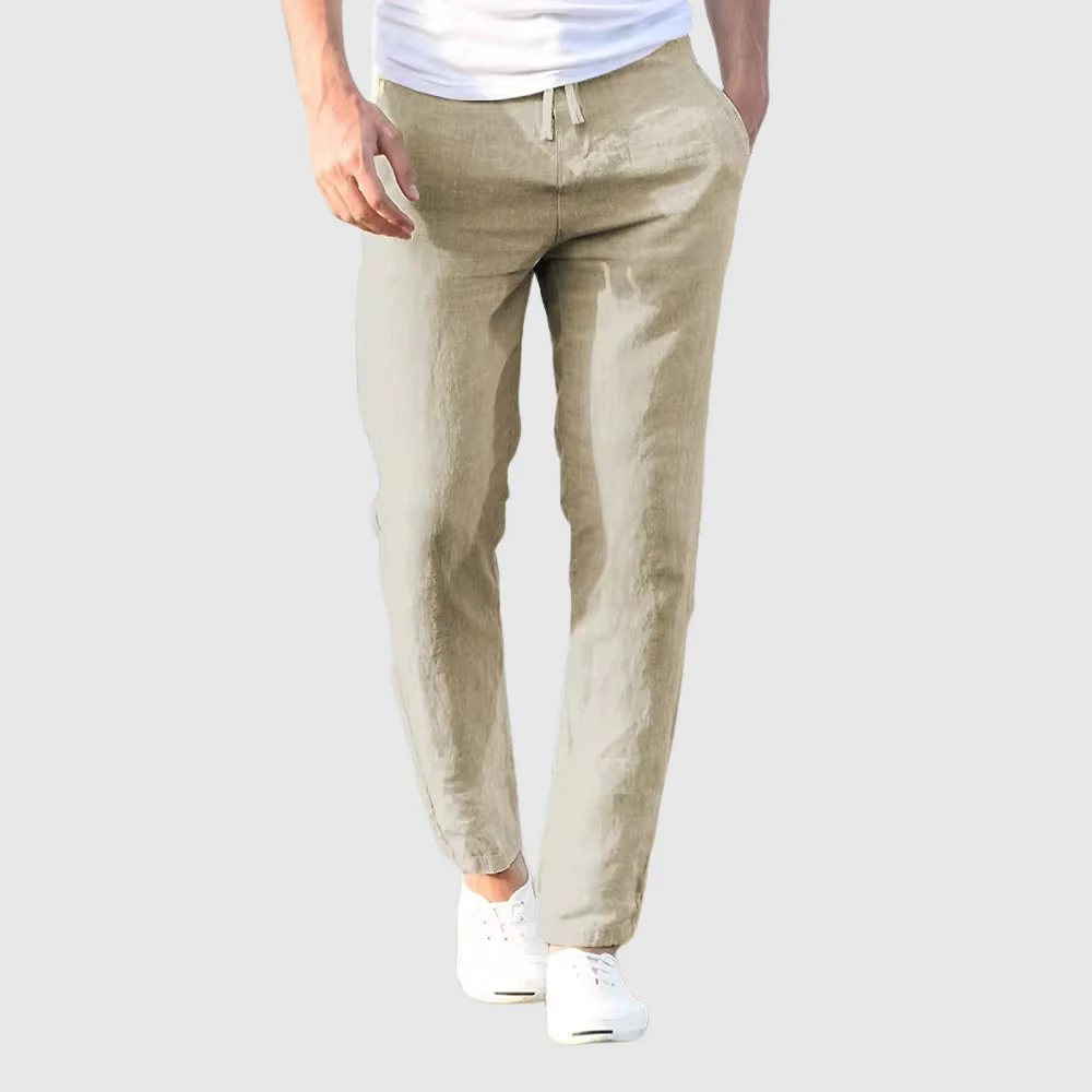 Jefri® | Lightweight Linen Trousers - Image 2