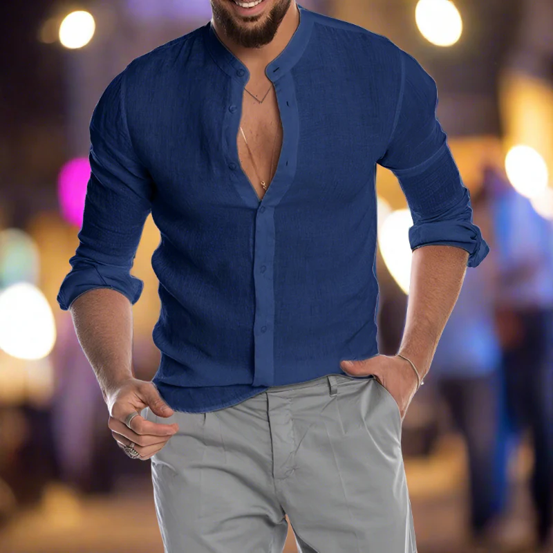 Jeremiah® | Soft Linen Shirt With Buttons At The Front - Image 2