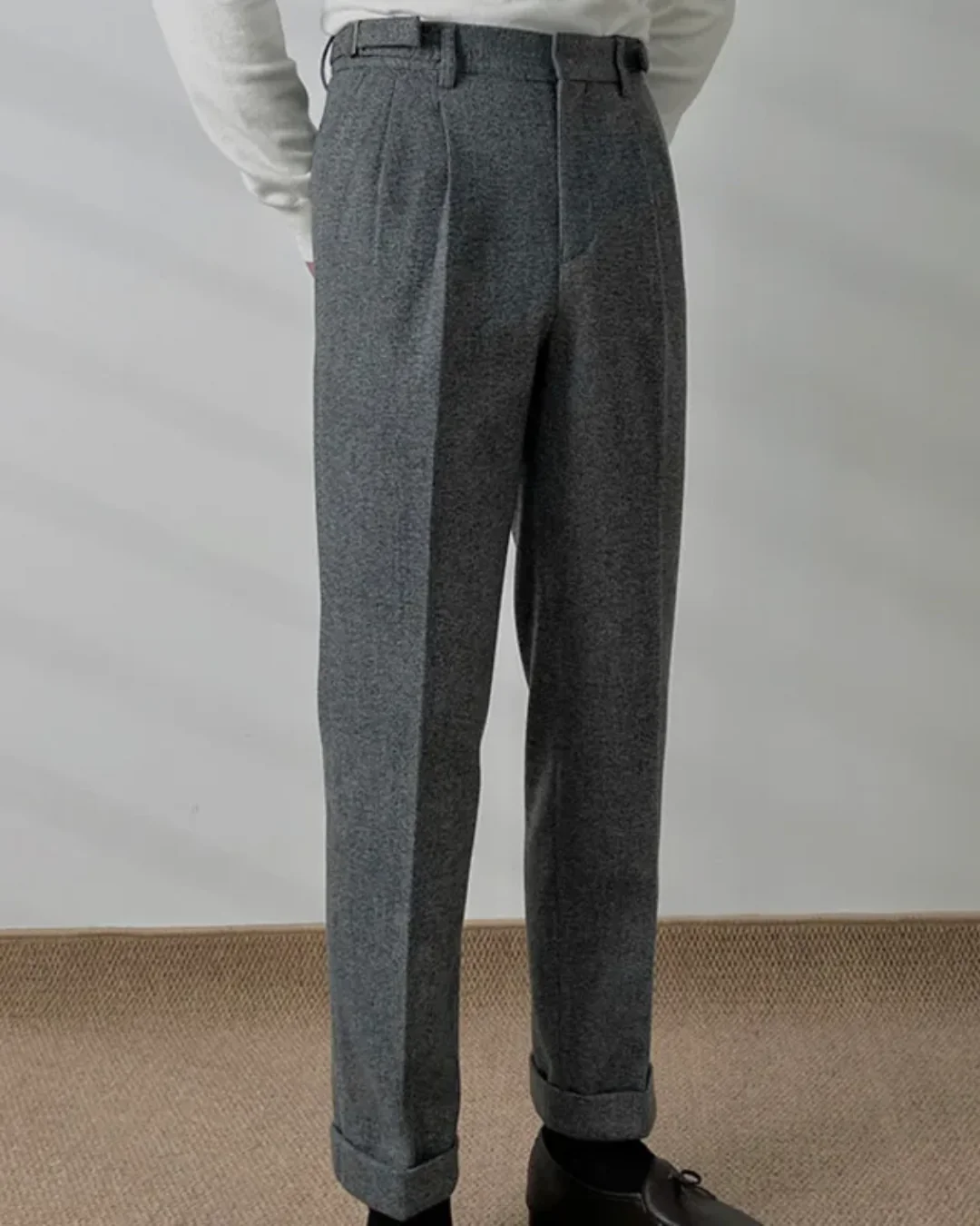 Jeremías® | Textured Pleated Trousers - Image 5