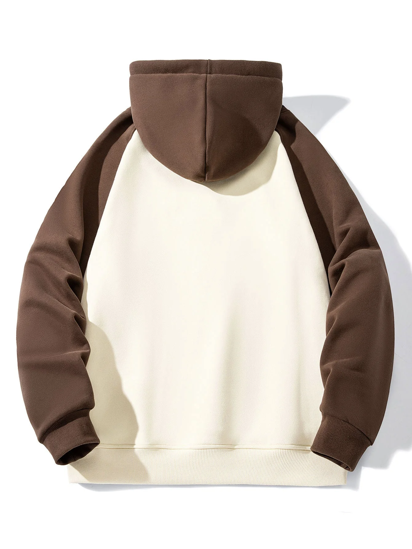 Jeremy | New York Print Pactchwork Raglan Hoodie - Image 2