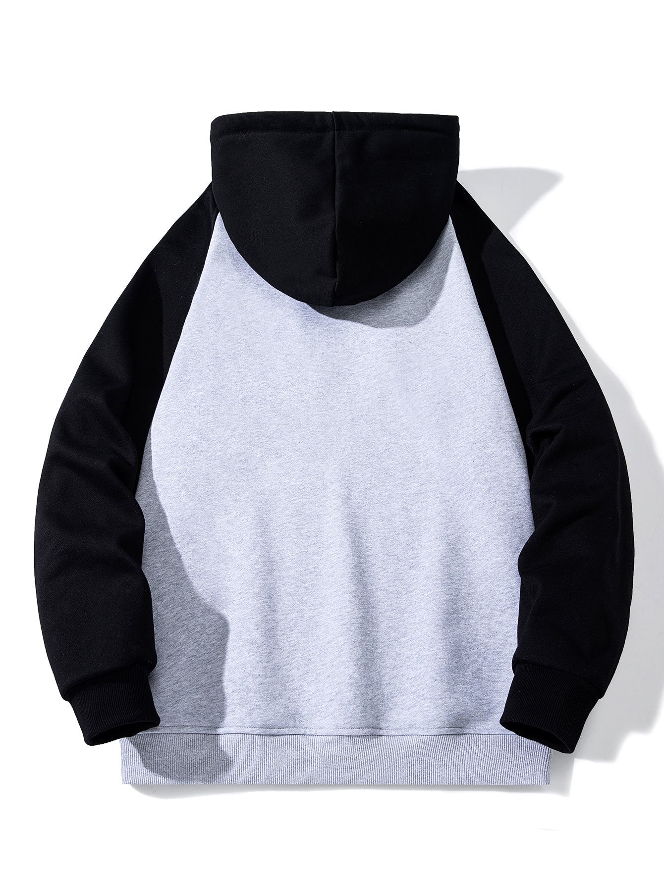 Jeremy | New York Print Pactchwork Raglan Hoodie - Image 4