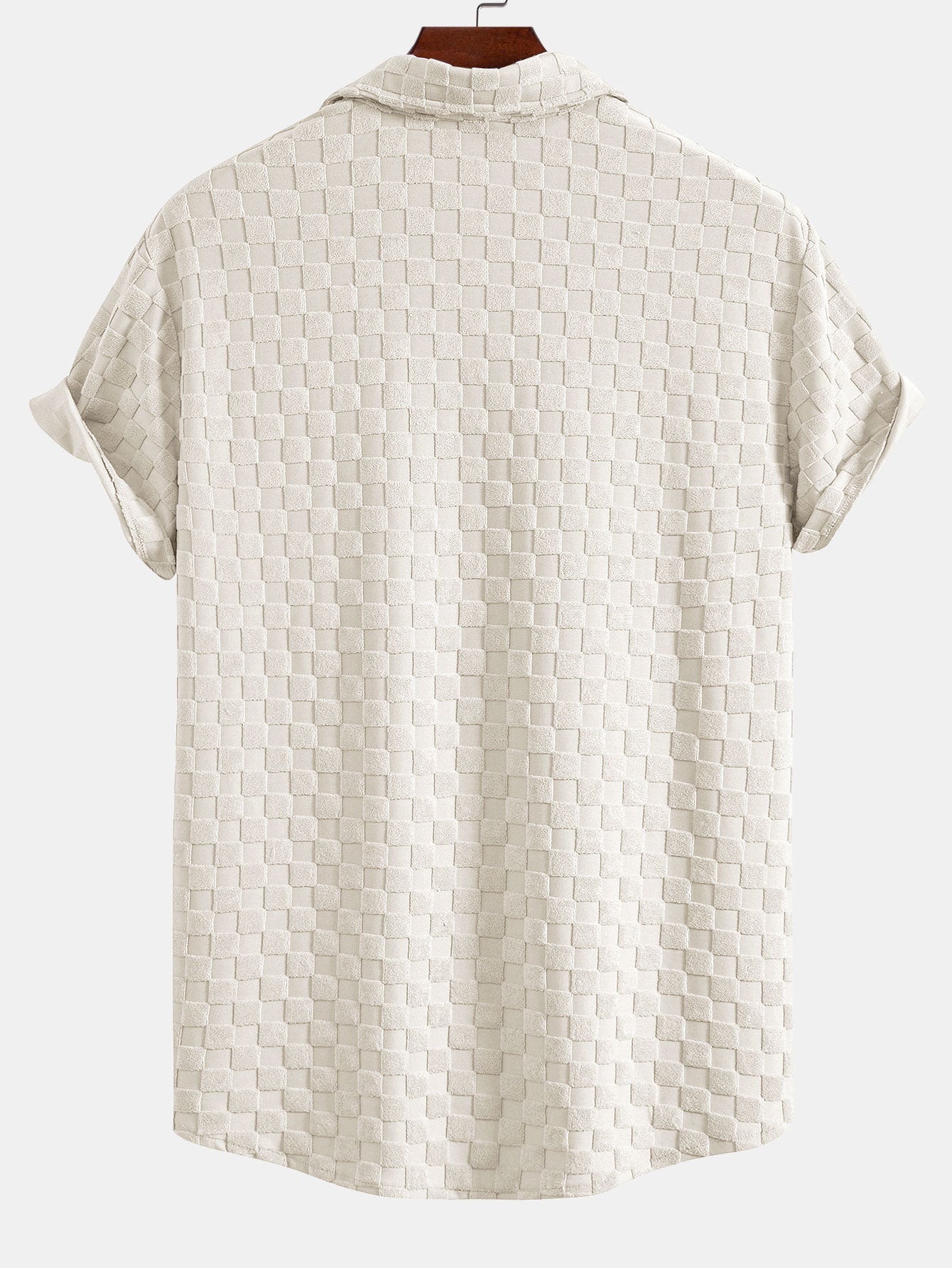 Jerome® | Checkerboard Terry Shirt & Shorts - Image 7