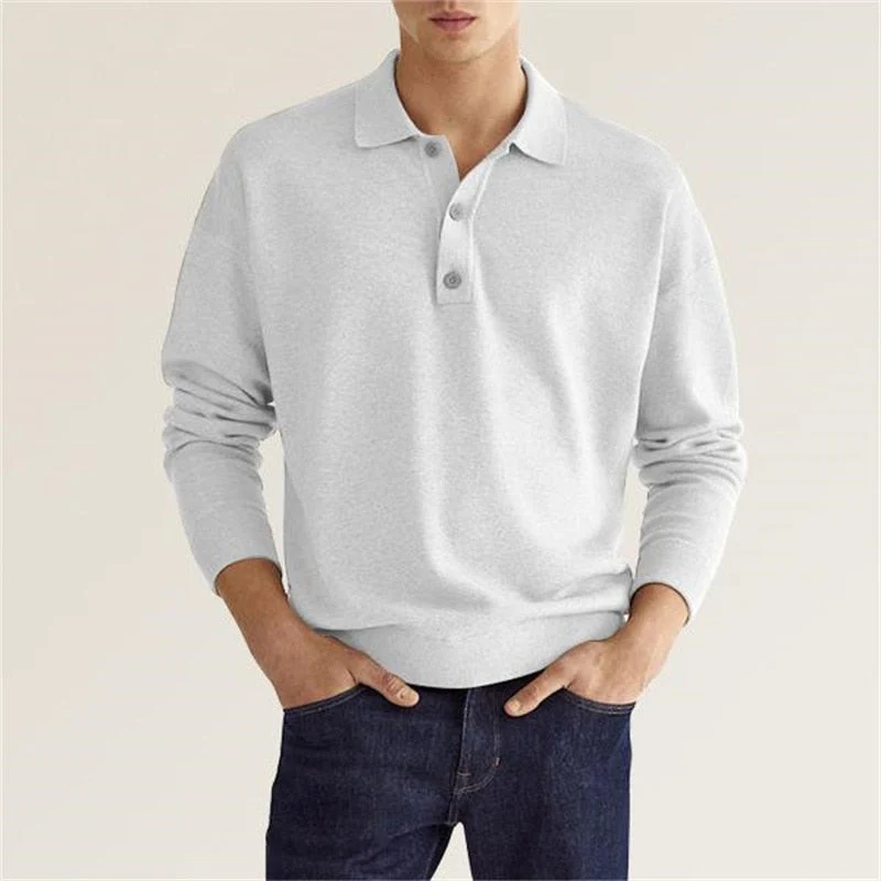 Jerome® | Men's polo shirt with long sleeves - Image 3