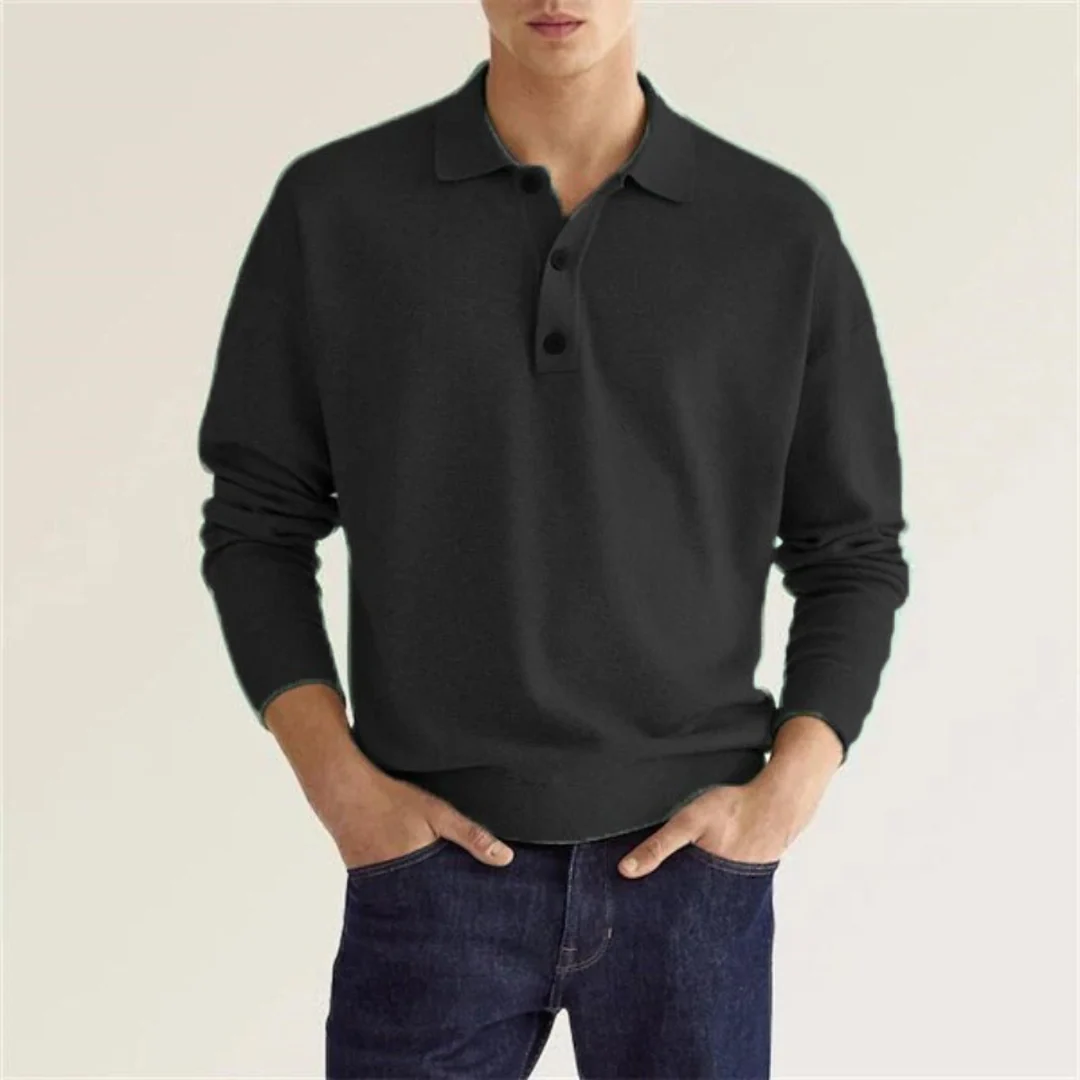 Jerome® | Men's polo shirt with long sleeves - Image 5