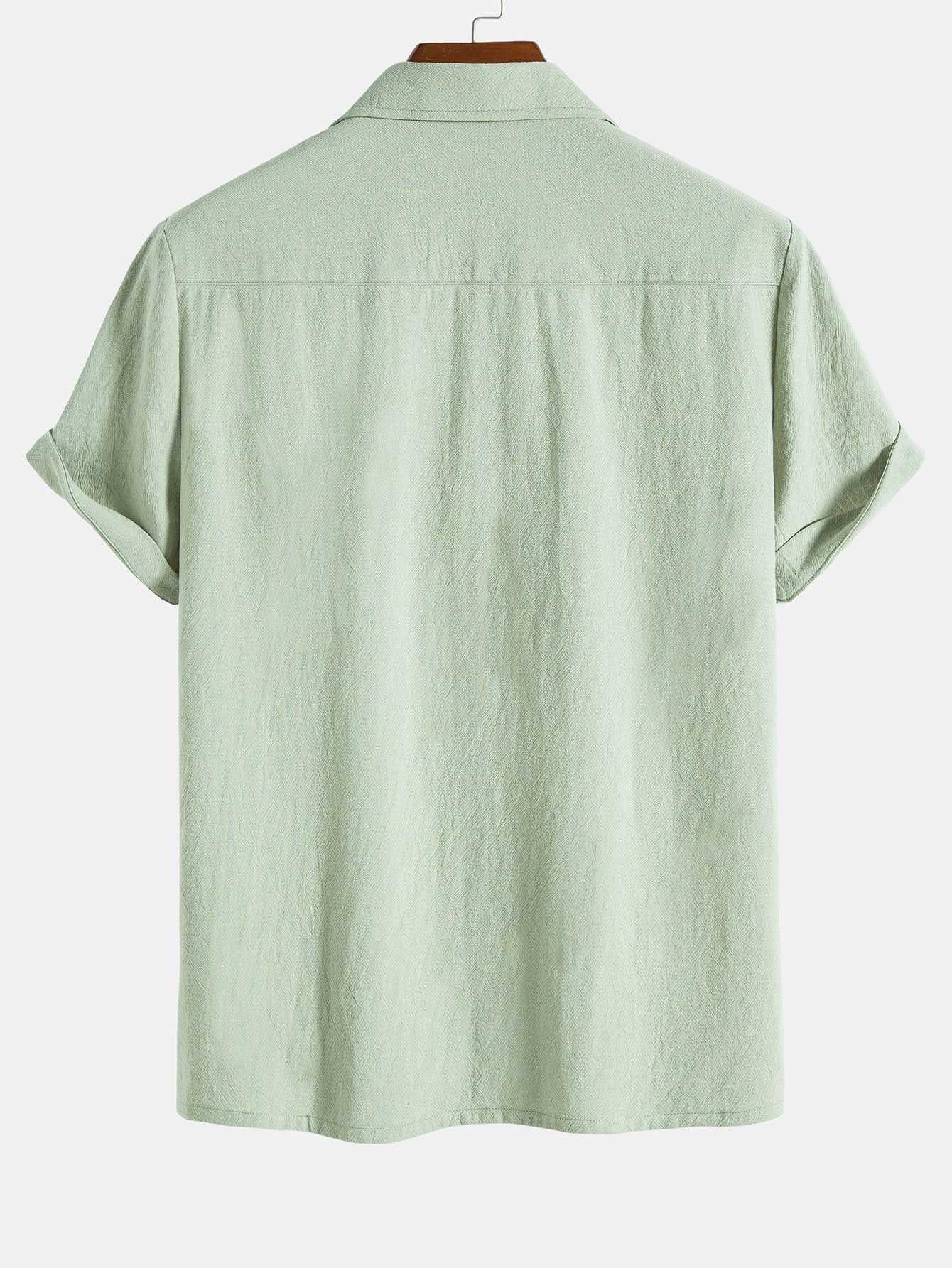 Jerome® | Textured Cotton Revere Shirt & 5" Shorts - Image 3