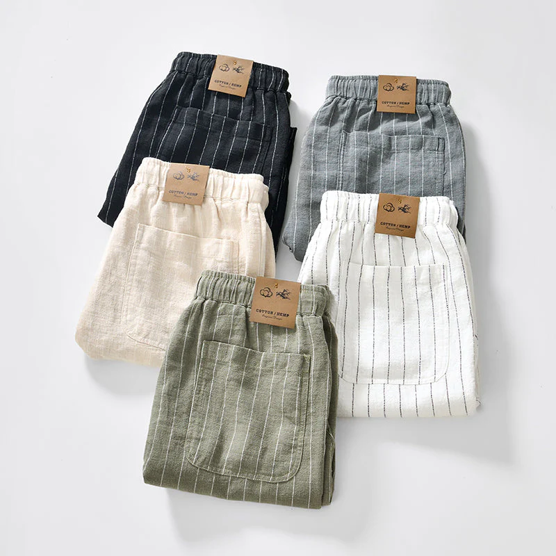 Jerónimo® | Linen Pinstripe Shorts - Image 13