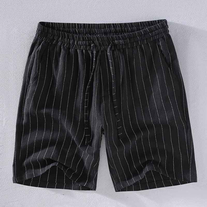 Jerónimo® | Linen Pinstripe Shorts - Image 5