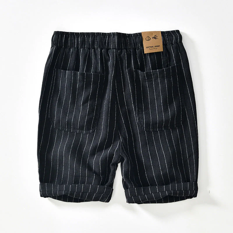 Jerónimo® | Linen Pinstripe Shorts - Image 7
