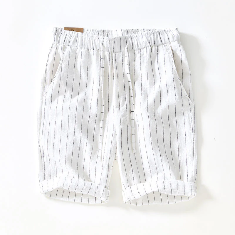 Jerónimo® | Linen Pinstripe Shorts - Image 9