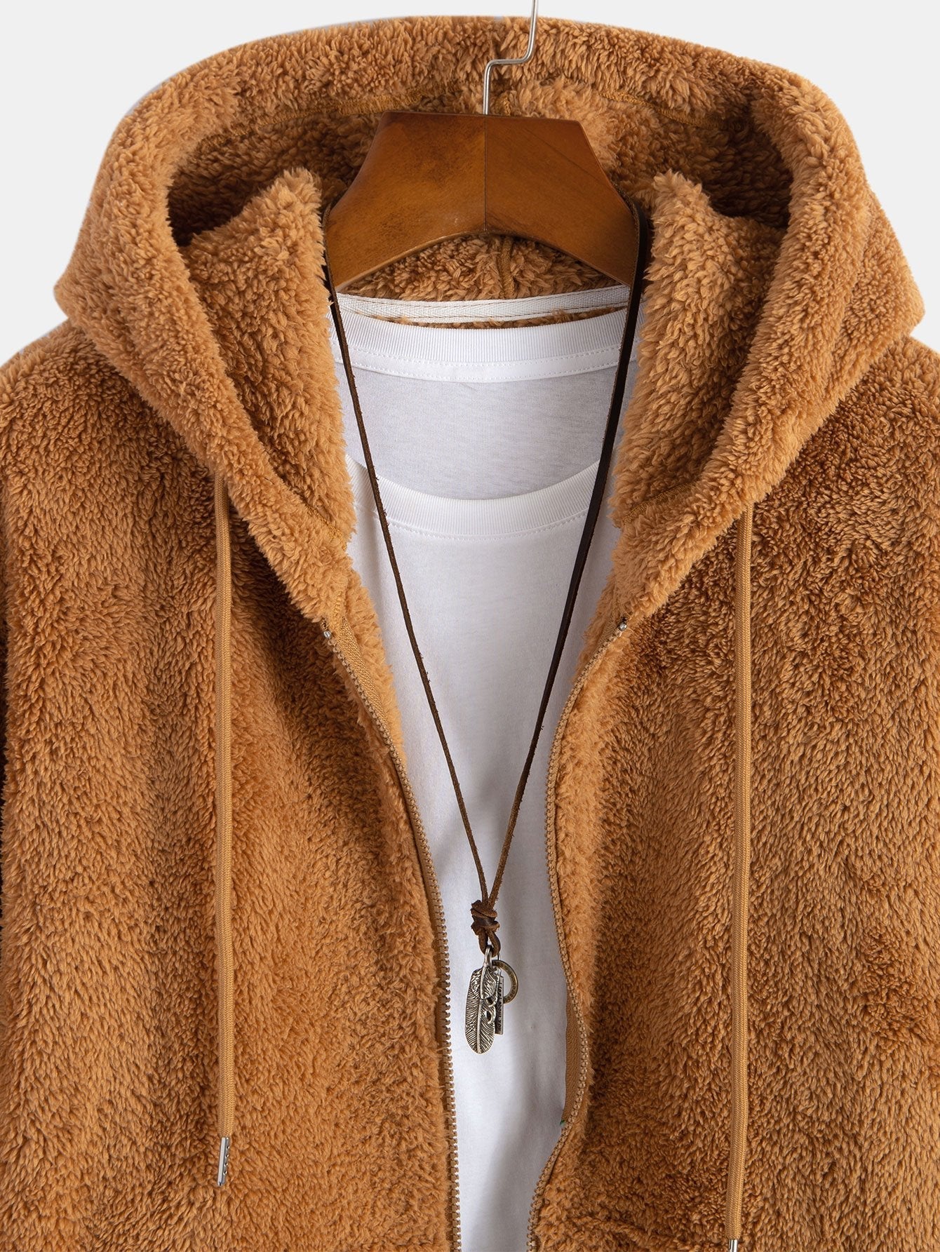 Jerry® | Teddy Zip Up Hooded Coat & Teddy Jogger Pants - Image 8