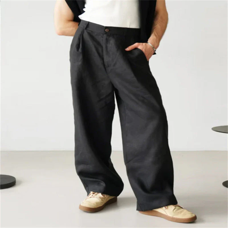 Jerry | Wide-leg linen pants - Image 2