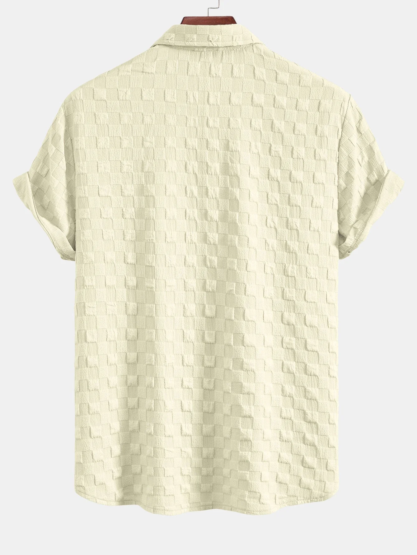 Jesse® | Checkerboard Textured Button Up Shirt - Image 10