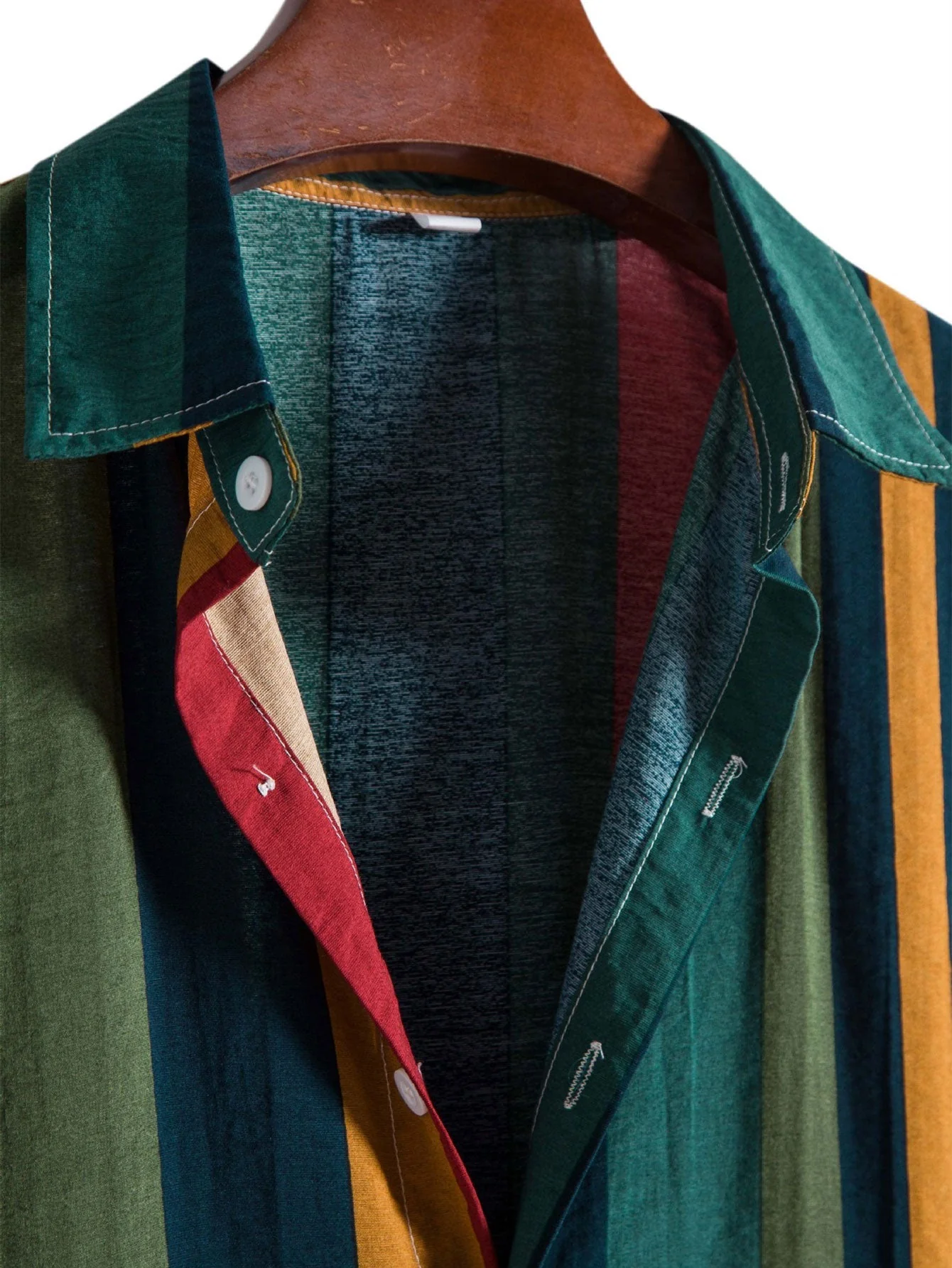 Jesús® | Colored Striped Button Up Shirt - Image 3