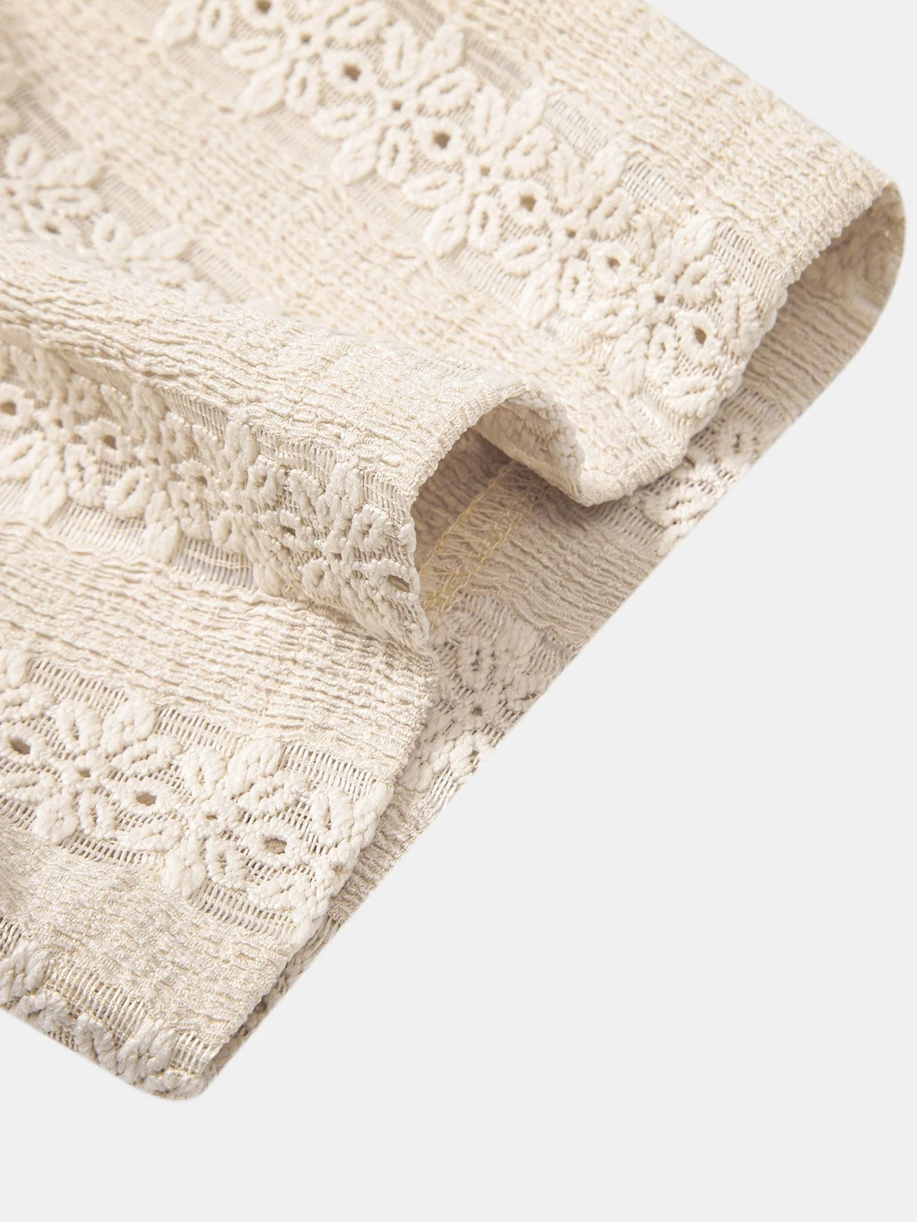 Jesús® | Floral Jacquard Textured Cuban Shirt & Straight Leg Linen Pants - Image 6
