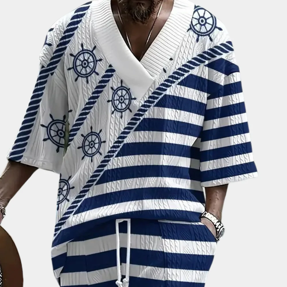 Jesús® | Trendy printed two-piece men's outfit - Image 2