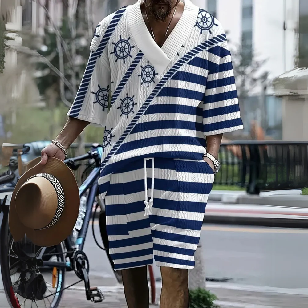 Jesús® | Trendy printed two-piece men's outfit - Image 9
