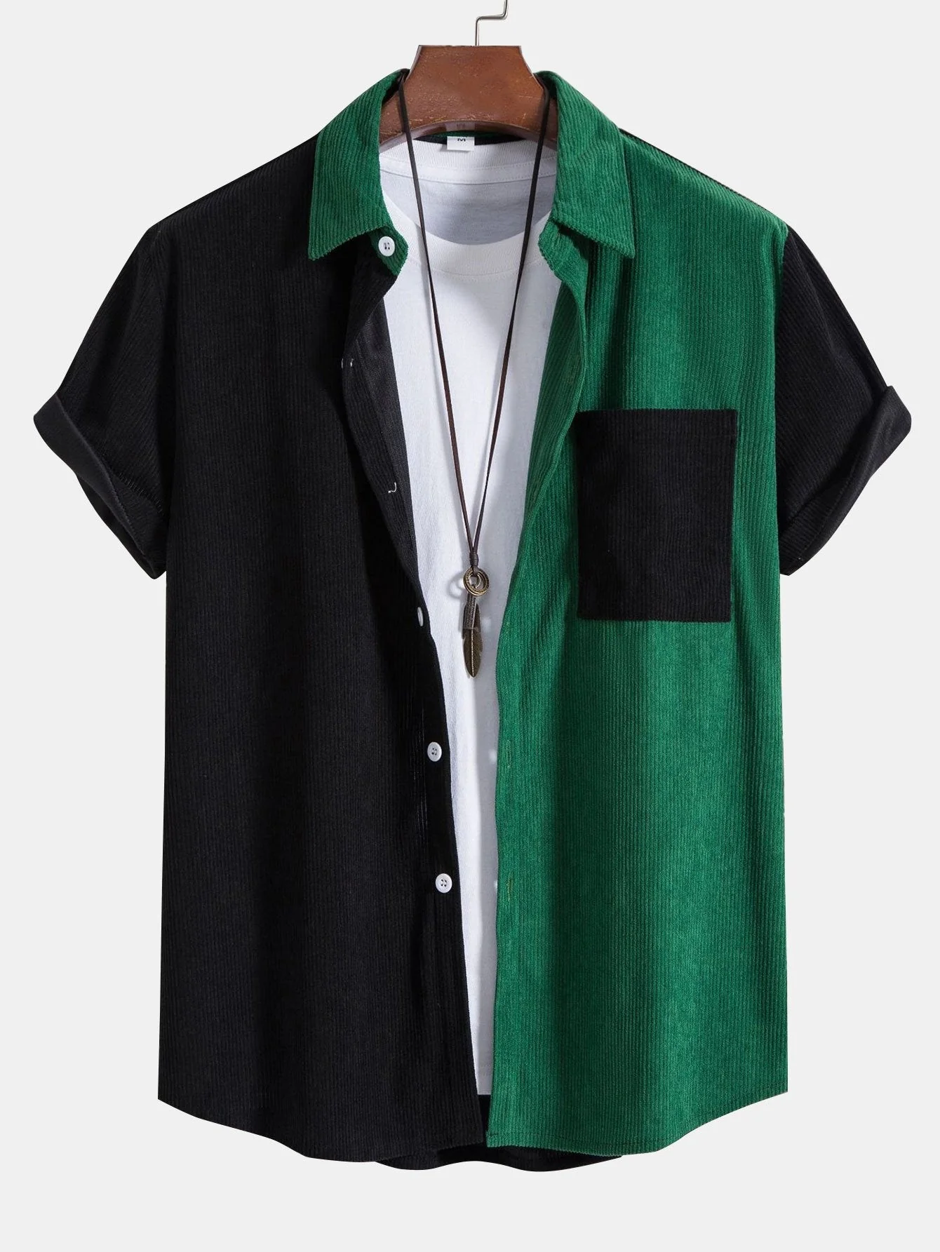 Jesús® | Two Tone Corduroy Shirt - Image 5
