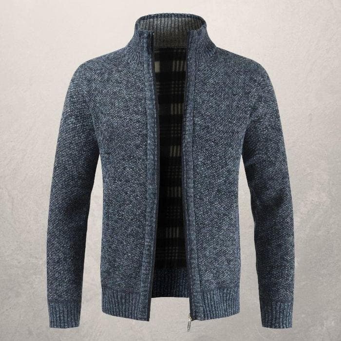 Jett® | Patterned Zip-Up Cardigan For Men - Image 5