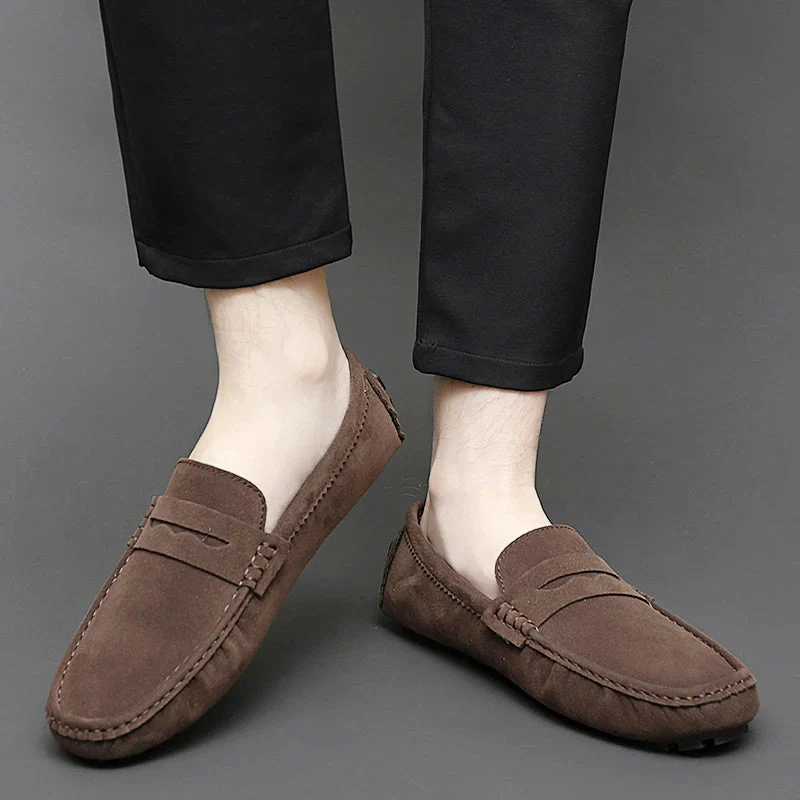 Jett | Suede Boat Loafers - Image 16