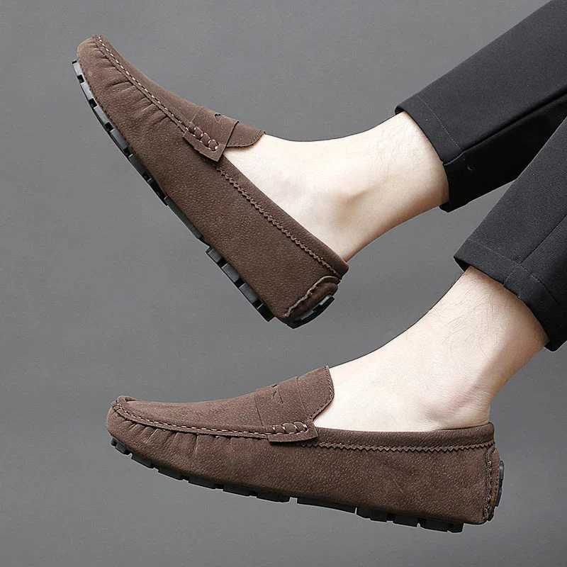 Jett | Suede Boat Loafers - Image 19