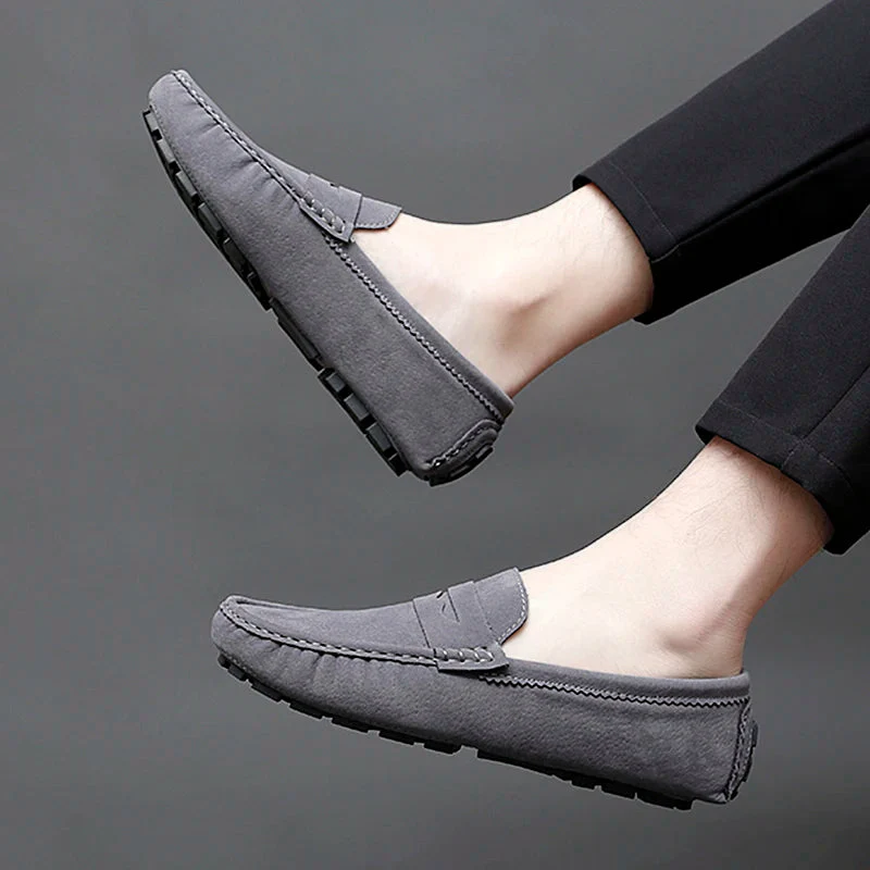 Jett | Suede Boat Loafers - Image 25