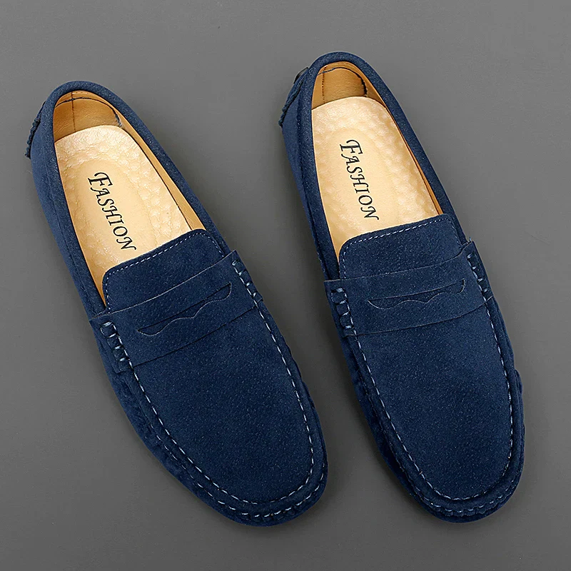 Jett | Suede Boat Loafers - Image 27