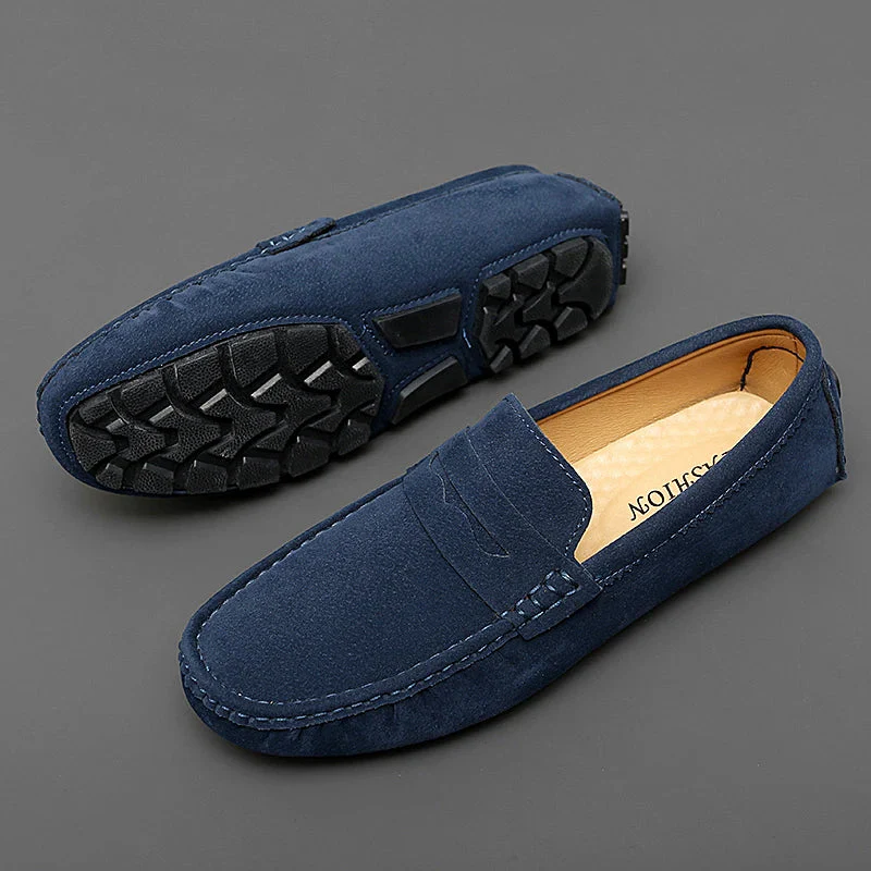 Jett | Suede Boat Loafers - Image 29