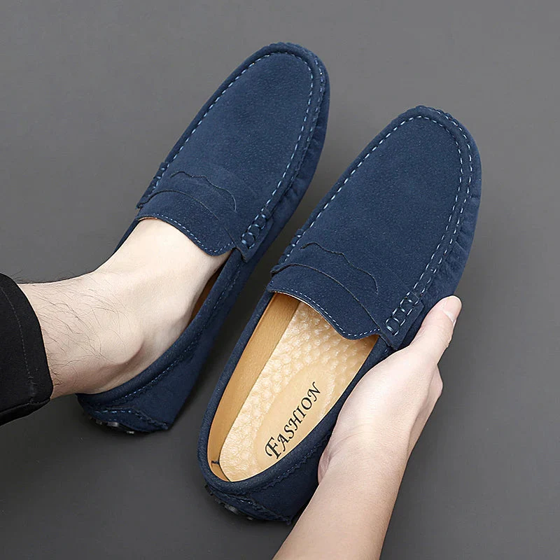 Jett | Suede Boat Loafers - Image 30