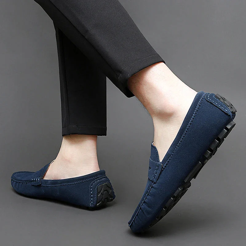 Jett | Suede Boat Loafers - Image 32