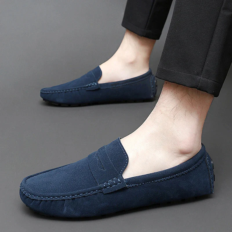 Jett | Suede Boat Loafers - Image 34