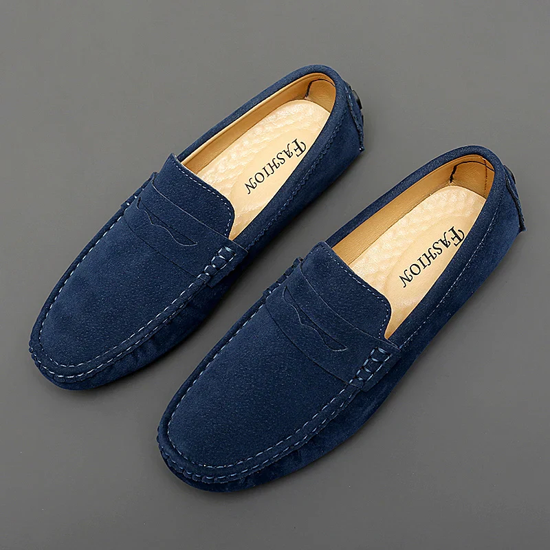Jett | Suede Boat Loafers - Image 35