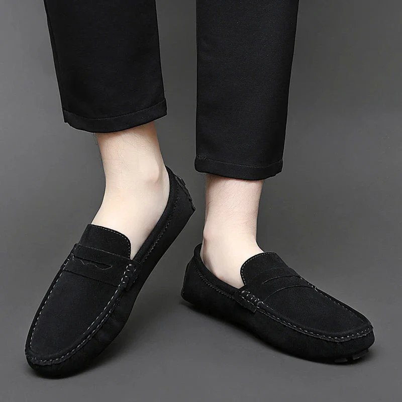 Jett | Suede Boat Loafers - Image 8