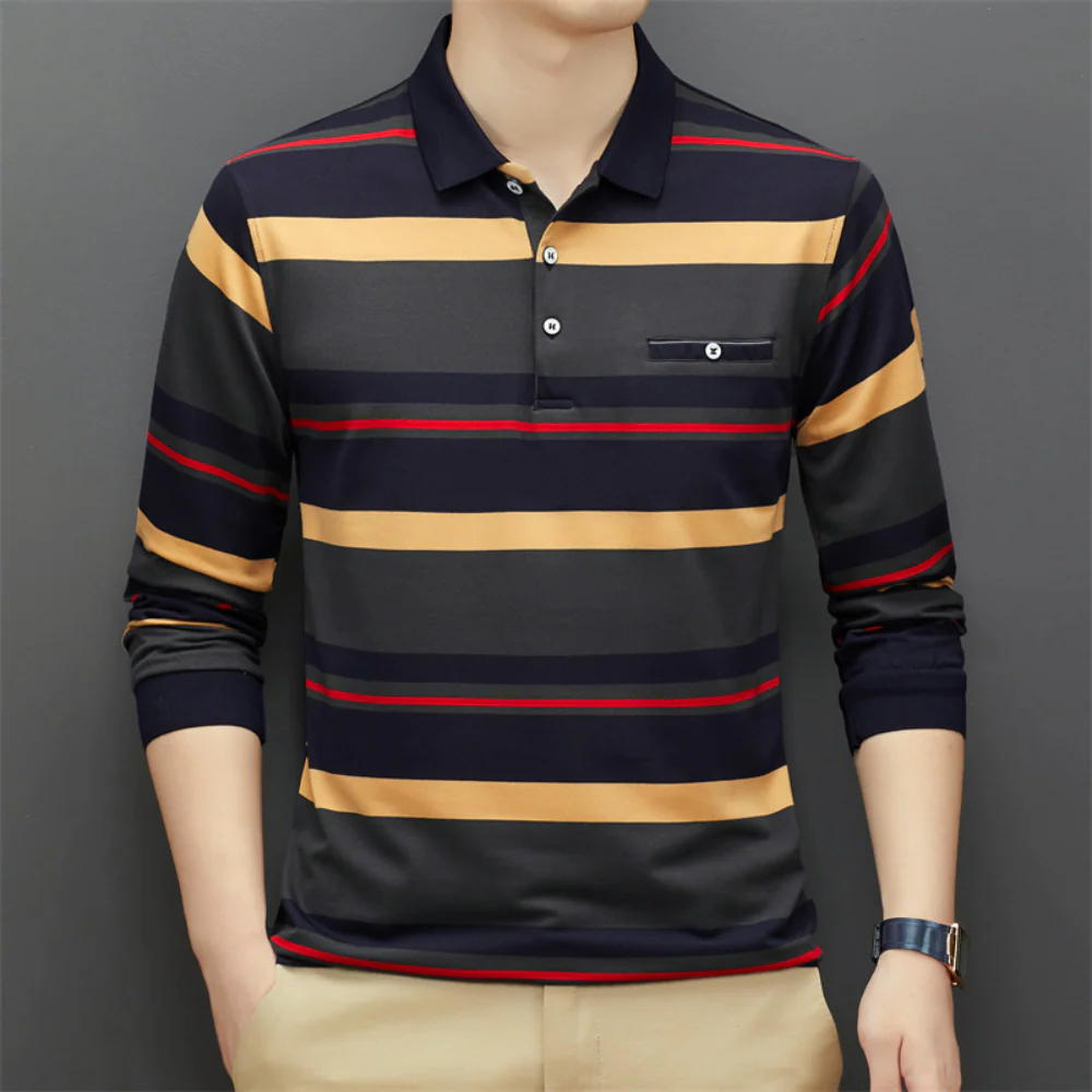 Jevan® | Men'S Stylish Striped Shirt - Image 2