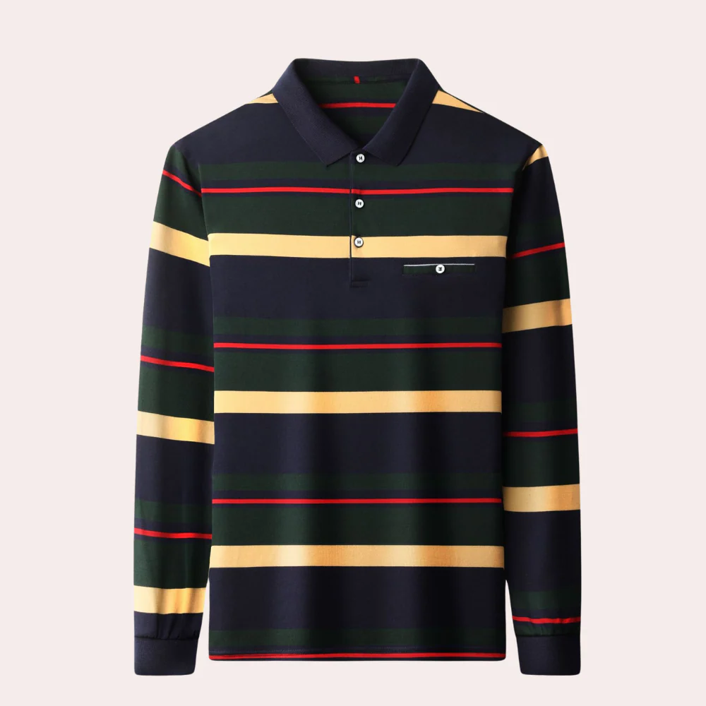Jevan® | Men'S Stylish Striped Shirt - Image 3