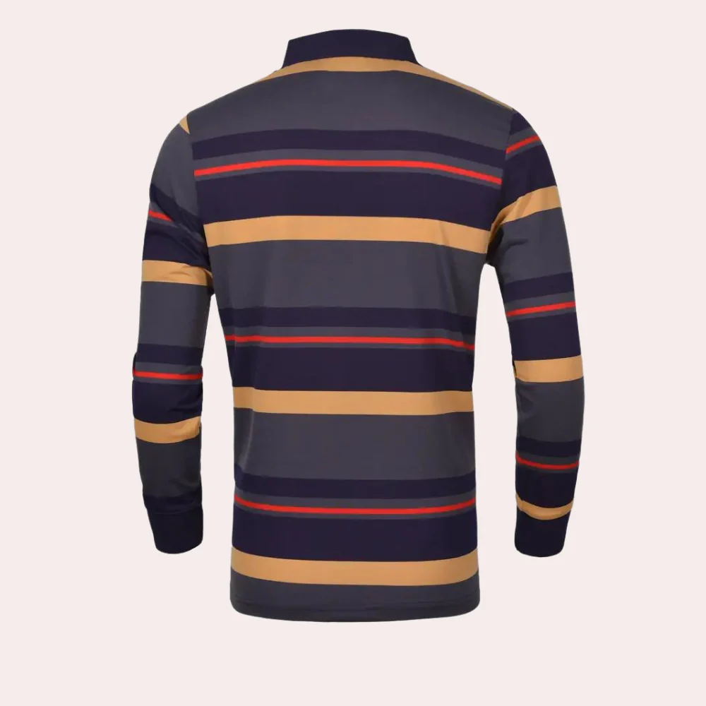 Jevan® | Men'S Stylish Striped Shirt - Image 4
