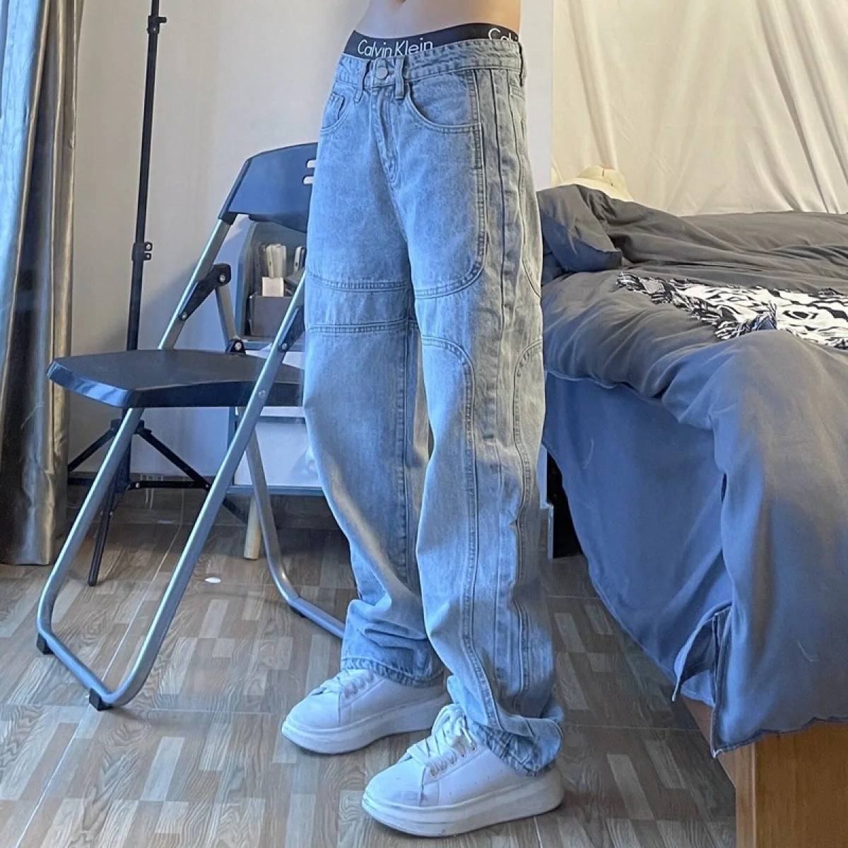 Jewell® | Retro Straight Baggy Pants - Image 3