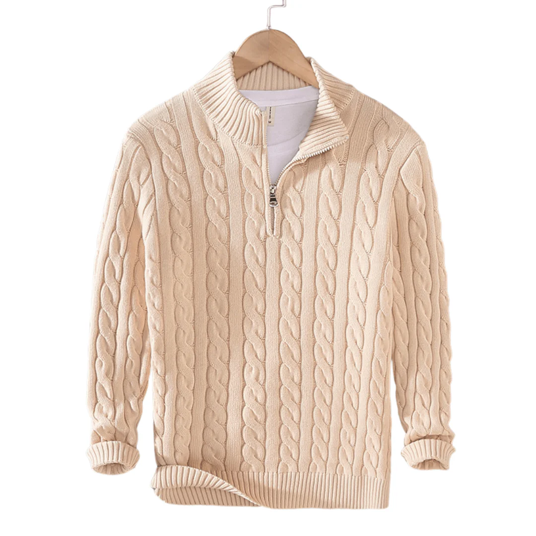 Jey | Modern half-zip sweater - Image 5