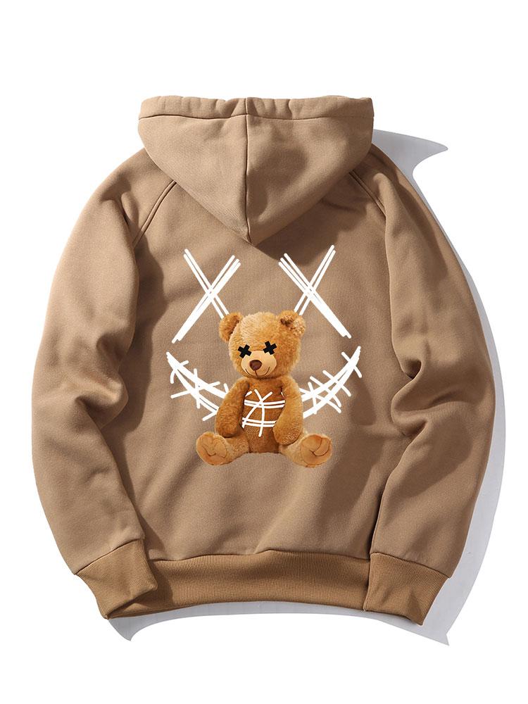 Jeziah | Smiley Bear Back Print Hoodie - Image 12