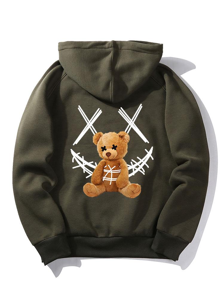 Jeziah | Smiley Bear Back Print Hoodie - Image 14