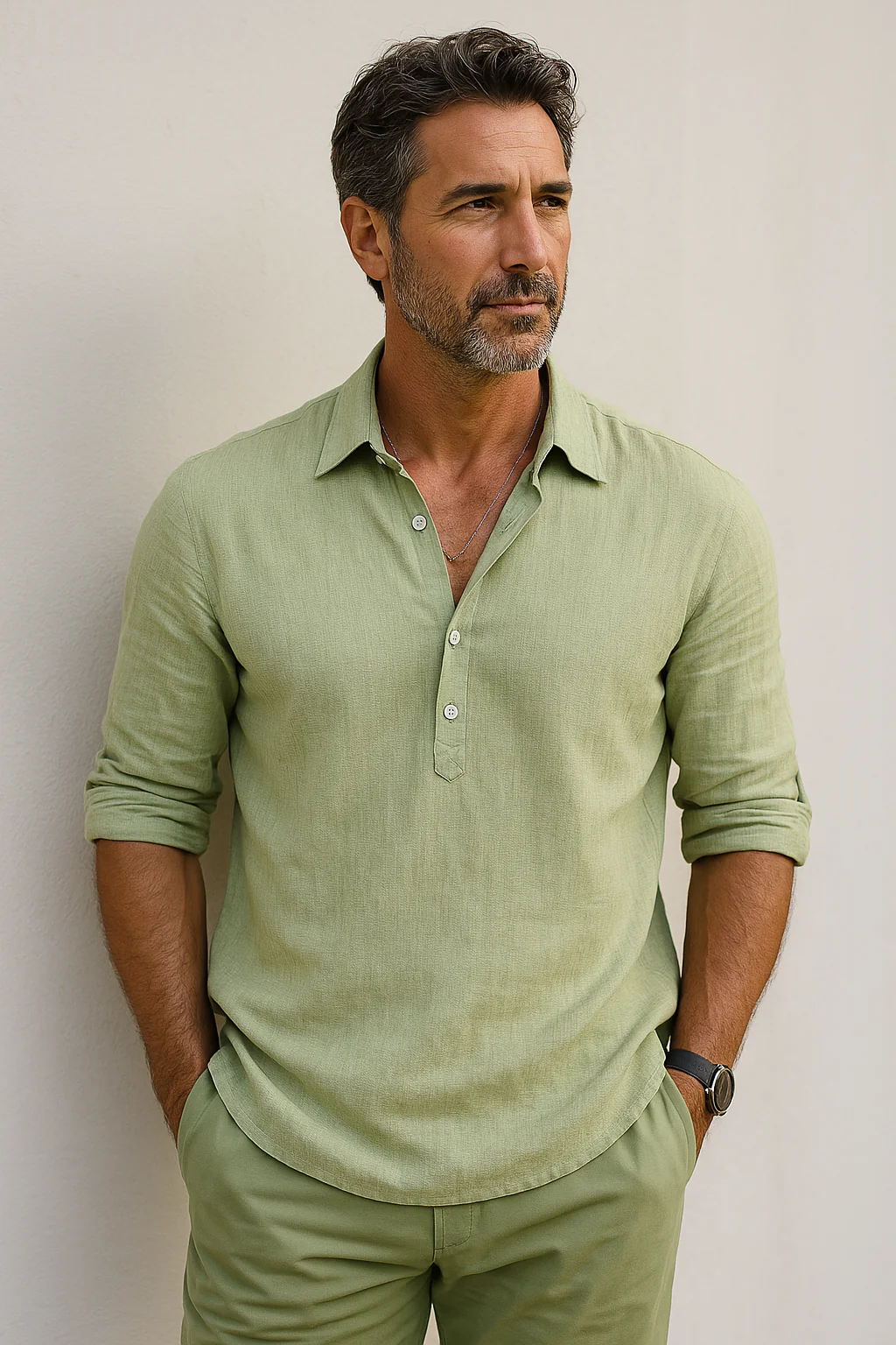Jimmy® | Classic Cotton-Linen Shirt - Image 2