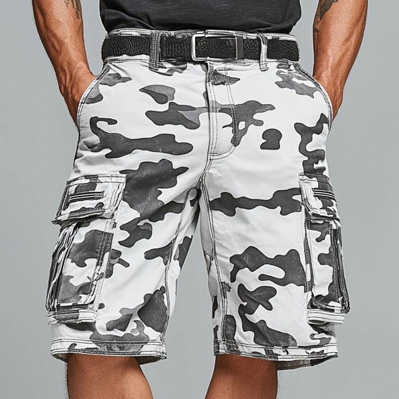 Jimmy | Men'S Summer Fashion Camouflage Cotton Blend Cargo Shorts - Image 3