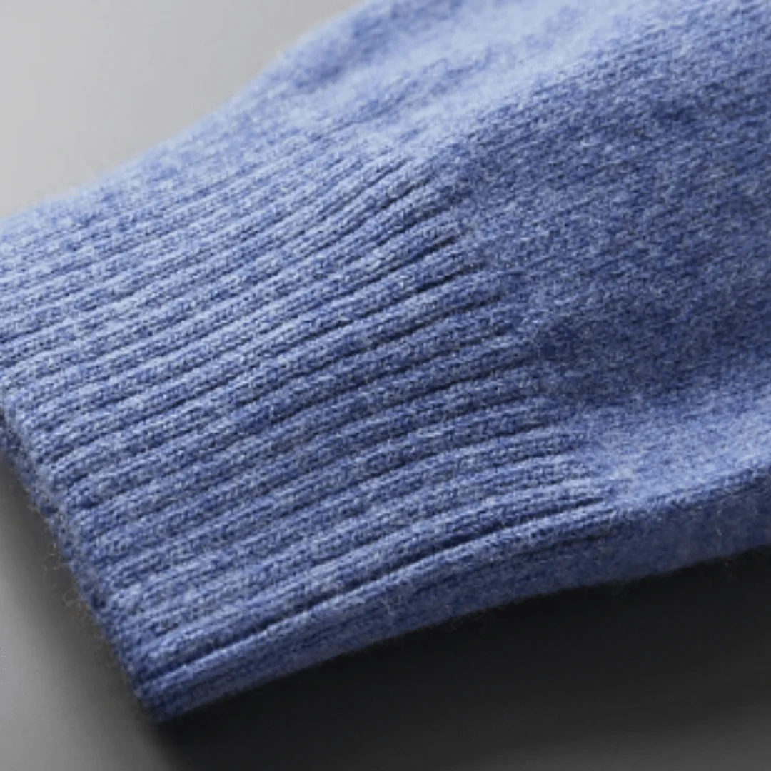 Jini | Classic wool polo with polo collar in anthracite - Image 3
